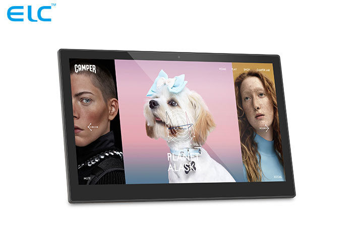 Painel IPS do tela táctil HD 17,3 completo preto” LCD do Signage de Digitas da tabuleta de Android