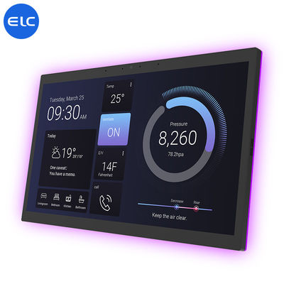 15.6 polegadas Smart Home Gratuito POE LCD Painel Full HD Screen Com RK3566 Bluetooth 5.3