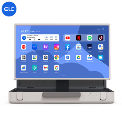 ELC PackGO Portátil de 27 polegadas Design de carteira tela sensível ao toque Sistema Android Smart TV Screen para acampamento