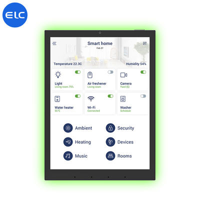 Mural 9.7 polegadas WiFi6E Free POE Smart Home Tablet Com RK3566 Quad Core