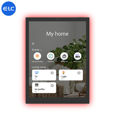 RJ45 com POE Smart Home Tablet Painel de toque capacitivo de 10 pontos com matéria Zigbee