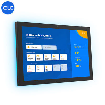 10.1' WiFi6E Smart Home Touchscreen Control Panel Opcional Câmera NFC 5M/P com barra de luz LED