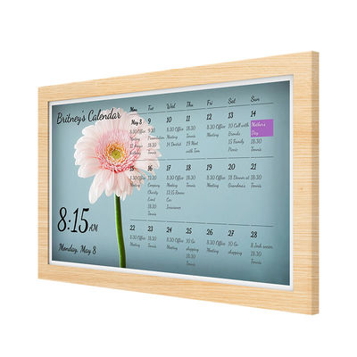 Tablet de cronometragem Wi-Fi 6 ultra-fino multifuncional montado na parede para o calendário digital da casa inteligente
