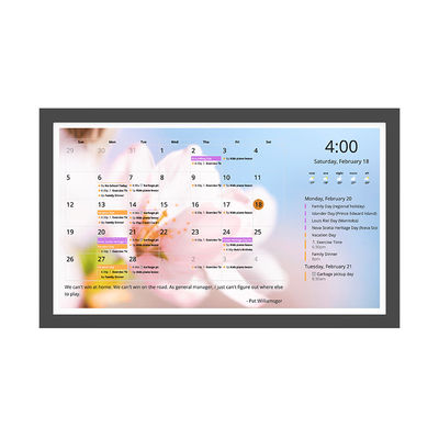 32' Android Tablet WiFi 6 Ultra-frame estreito para Smart Home Calendário Digital