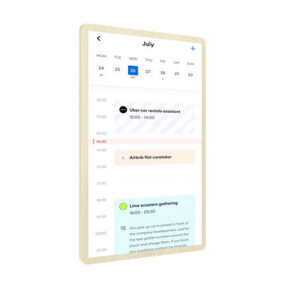 Goodnotes Compatível com Android 14 Software Gratuito Diário de Calendário Digital Montado na Parede Para Planejamento Familiar