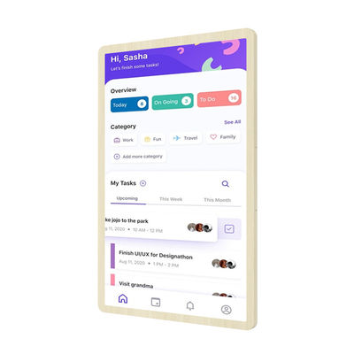 Goodnotes Compatível com Android 14 Software Gratuito Diário de Calendário Digital Montado na Parede Para Planejamento Familiar