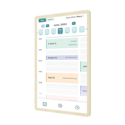 Goodnotes Compatível com Android 14 Software Gratuito Diário de Calendário Digital Montado na Parede Para Planejamento Familiar