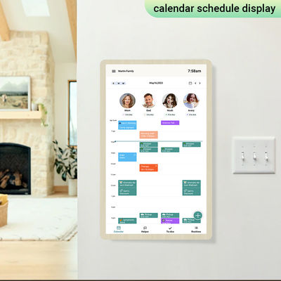 Goodnotes Compatível com Android 14 Software Gratuito Diário de Calendário Digital Montado na Parede Para Planejamento Familiar