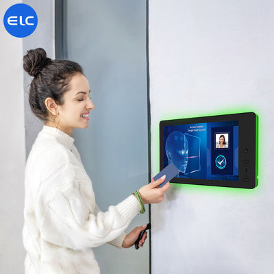 Montador de parede LCD RK3568 Android 11 Touch Screen Sinalização digital interior para reuniões