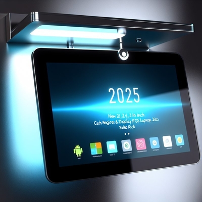 2025 Novos 21 24 32 polegadas Mural Mount/Bracket Android Tablet Digital Signage e Displays Caixa registradora POS Laptops Quiosques de vendas