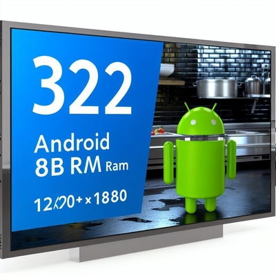24 32 polegadas 8+128gb Android 13 1920*1080 24 polegadas Digital Signage Display Kitchen Display Screen Kitchen Display System