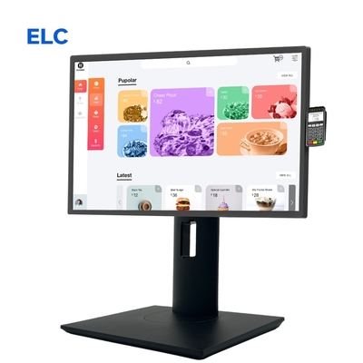 Sistema POS de restaurante com tela sensível ao toque, quiosque, tablet de mesa de 24 polegadas, monitor portátil, tela Android 13 inteligente, tablet de exibição de TV