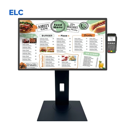 Tela de Exibição de Cozinha Computador Terminal POS Display à Prova d'Água e Óleo para Restaurante KDS