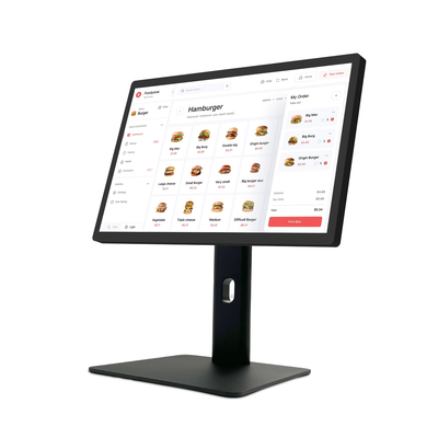 Tela sensível ao toque interativa ELC Android 11 21,5" IPS 16:9 RK3568 Ethernet USB 3.0 para tela de exibição de cozinha POS de restaurante