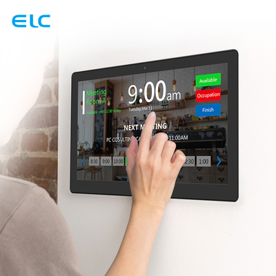 13Tablet Android de sala de reuniões com POE e LED Light Bar