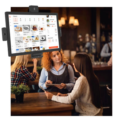 21.5 "Touch Screen Android Tablet RK3576 para Restaurante Ponto de Venda Pedido de volta Quiosque Máquina de encomenda de autoatendimento
