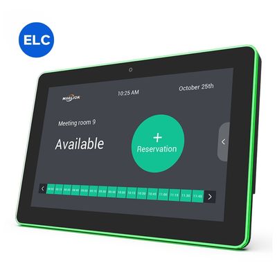 Android 11 Touch Screen Digital Signage Display Tablet com NFC LED Light Bar