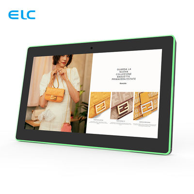 10.1 polegada POE Android 11 Tablet sala de reuniões com tela sensível ao toque LED Light Bar