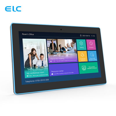 10.1 polegada POE Android 11 Tablet sala de reuniões com tela sensível ao toque LED Light Bar