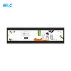 O tipo LCD da barra do ponto de entrada Wifi indica a tabuleta de Android que anuncia o Signage de Digitas da exposição