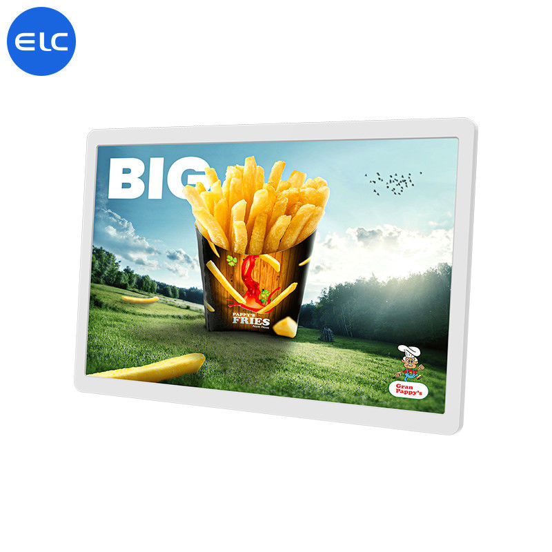 Propaganda magro elegante Signage 4+32gb Android 12 de 16 Digitas da montagem da parede da polegada
