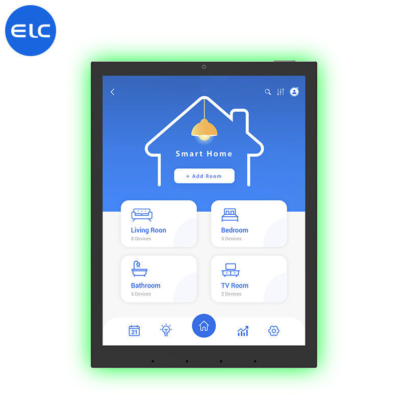 Dispositivo personalizado WiFi6E gratuito POE Smart Home Tablet Câmera frontal 5M/P