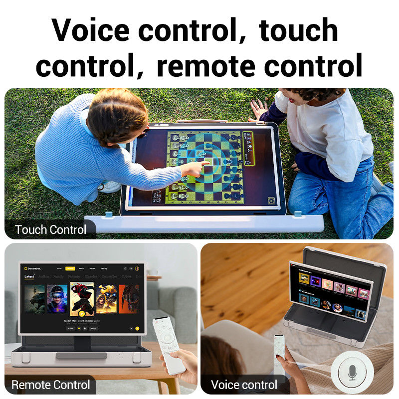 Tela de toque portátil ELC PackGo 27 polegadas Smart TV Wifi Outdoor Live TV
