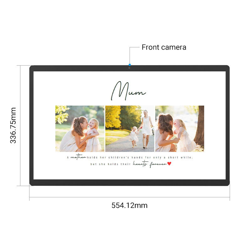 24'' Tablets de alto desempenho Tablet com WiFi padrão ultra-fino 6 com Mu-MIMO para exibição de cronograma de calendário