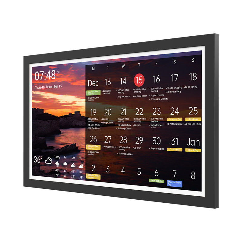 32' OEM Tablet 4GB RAM WiFi 6 Ultra-estreito Frame RK3588S2 Octa Core Timing Tablet Para Smart Home Calendário Digital