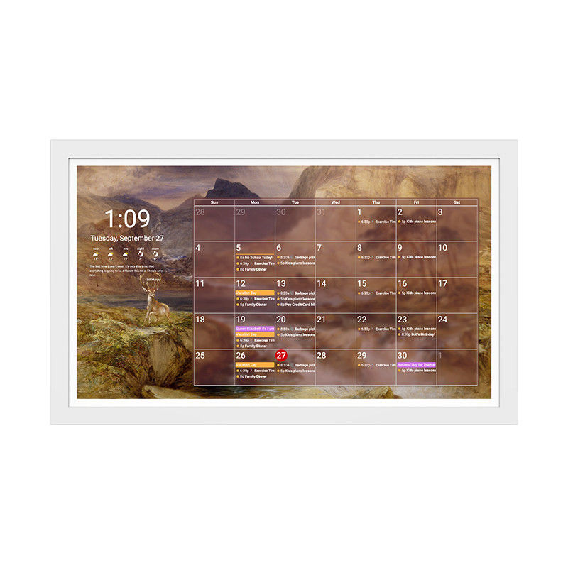 32' OEM Tablet 4GB RAM WiFi 6 Ultra-estreito Frame RK3588S2 Octa Core Timing Tablet Para Smart Home Calendário Digital