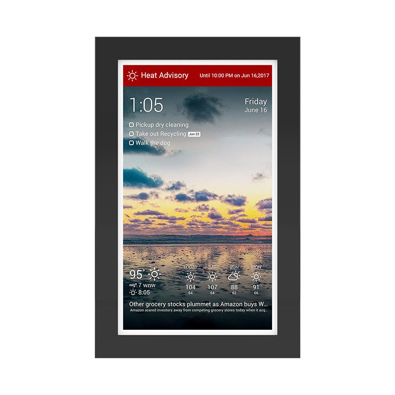 Ultra-Slim Touch Screen Tablet Smart Home Timing Tablet WiFi 6 com Mu-MIMO para exibição de calendário