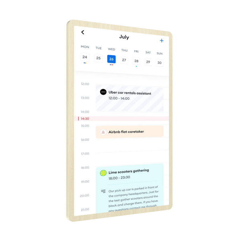 Goodnotes Compatível com Android 14 Software Gratuito Diário de Calendário Digital Montado na Parede Para Planejamento Familiar