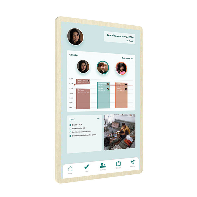 Novo design RK3576 android 13 calendário inteligente família digital de parede calendário calendário lista de verificação de exibição