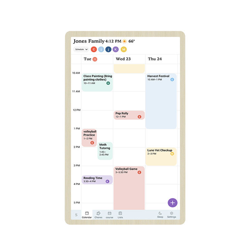 Novo design RK3576 android 13 calendário inteligente família digital de parede calendário calendário lista de verificação de exibição
