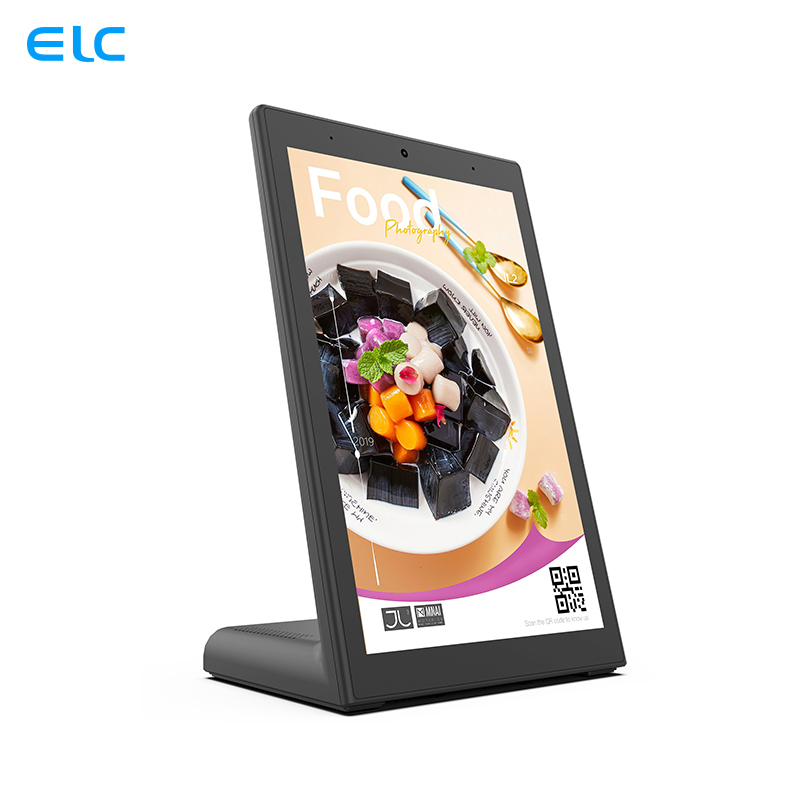 Android Sinalização de feedback do cliente Android 10.0 Sinalização digital L Shape Tablets de restaurante 10 polegadas menu tablet menu tela restaurante menu
