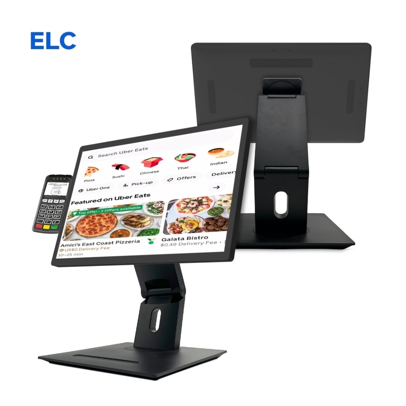 Sistema POS de restaurante com tela sensível ao toque, quiosque, tablet de mesa de 24 polegadas, monitor portátil, tela Android 13 inteligente, tablet de exibição de TV