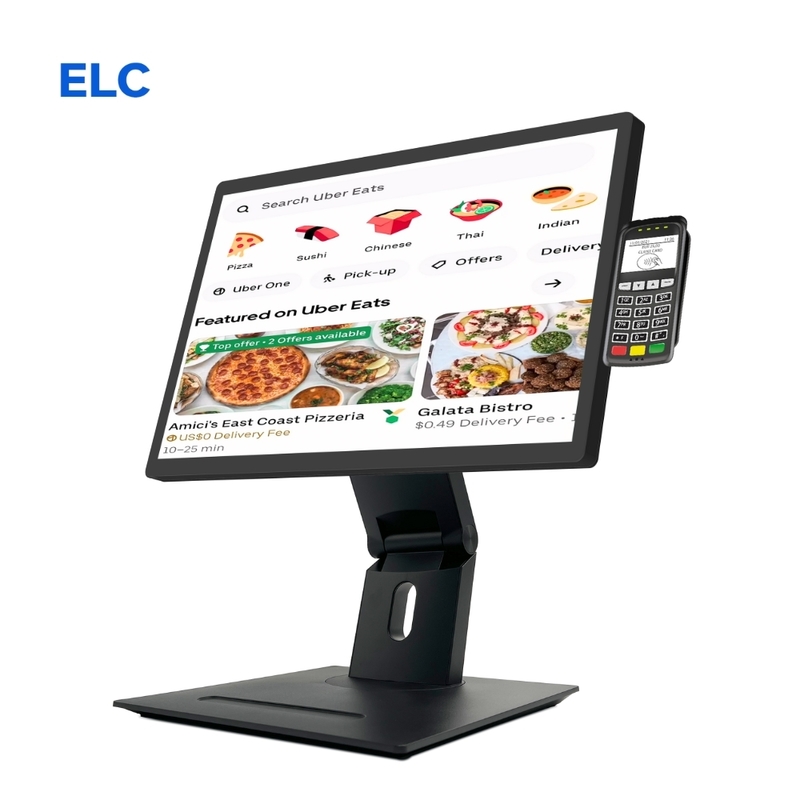 21.5" Android11 Digital Signage Touchscreen com RK3568 2+16GB USB RJ45WiFi Kds Pos Kitchen Display Kds Screen com Base