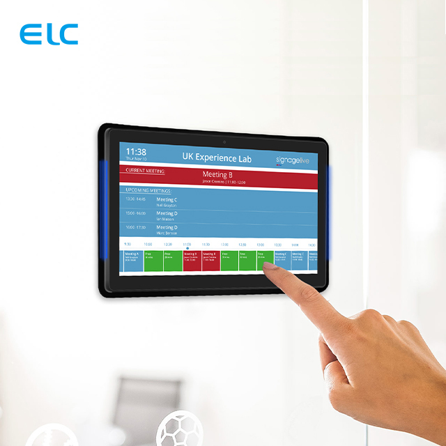 10.1 polegadas Android Tablet sala de reuniões com POE e LED Light Bar