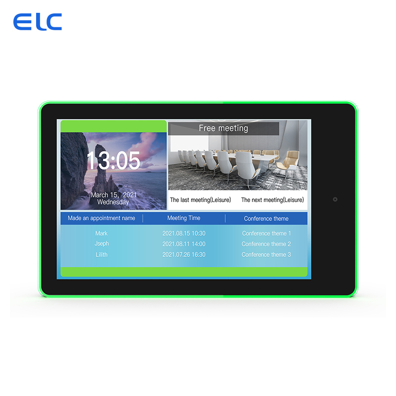10.1 polegadas Android Tablet sala de reuniões com POE e LED Light Bar