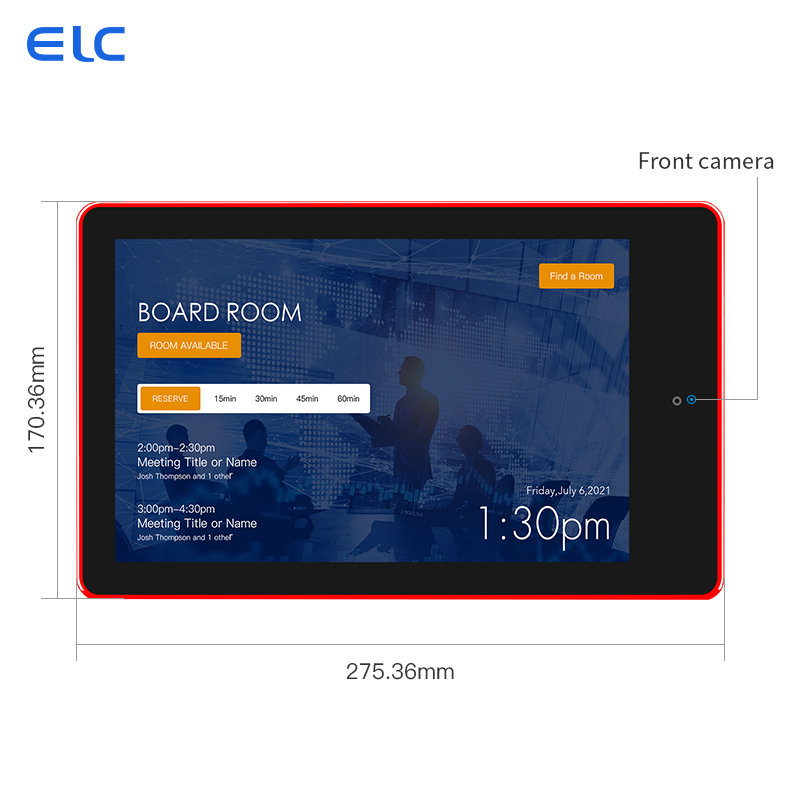 10.1 polegadas Android Tablet sala de reuniões com POE e LED Light Bar