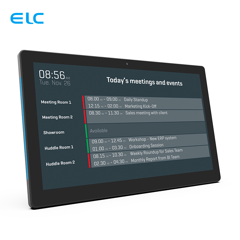 13Tablet Android de sala de reuniões com POE e LED Light Bar