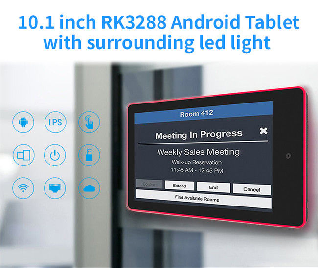 10.1 polegada RK3566 Sala de conferências Digital Signage Display para sala de reuniões