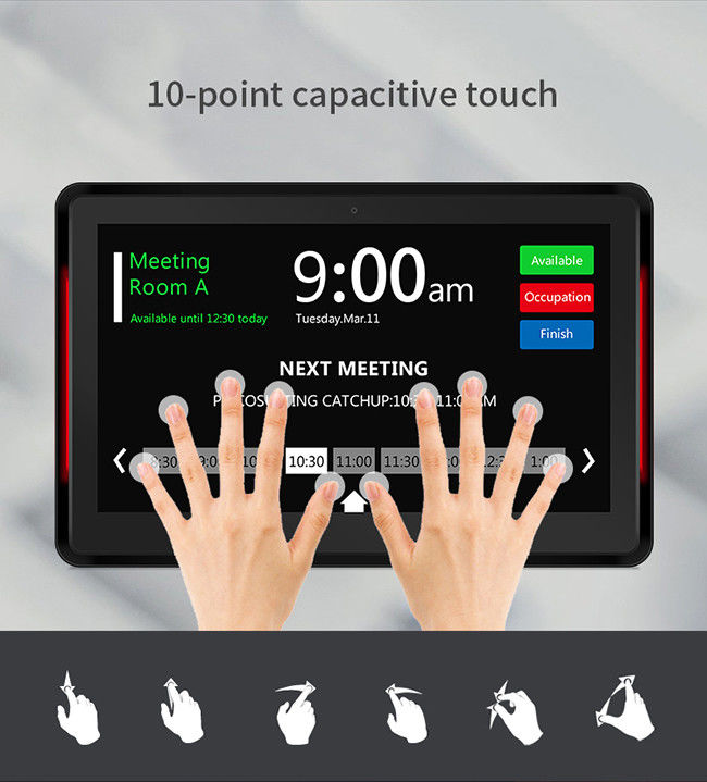 Signage interativo de Digitas da tabuleta da sala de reunião 13.3inch de Bluetooth 4,0