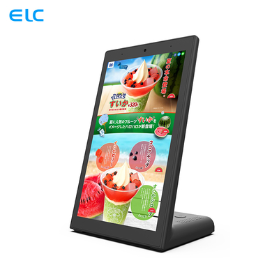 Tablet Android de 10 polegadas com tela sensível ao toque em formato de L, Menu de Exibição, POE RJ45 NFC Câmera