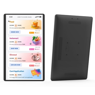 Sistema POS de restaurante com tela sensível ao toque, quiosque, tablet de mesa de 24 polegadas, monitor portátil, tela Android 13 inteligente, tablet de exibição de TV