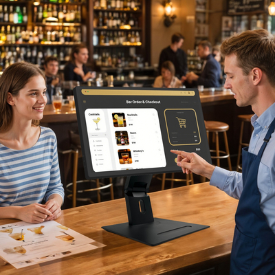 21 polegadas Desktop Tablet Kitchen Display Screen Smart Android 11 TV Display Tablet PC Touch Screen Restaurante Sistema Pos Quiosque